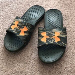 Under Armour camouflage slides